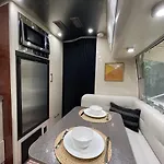 Serene Airstream Midway To Beach And Downtown