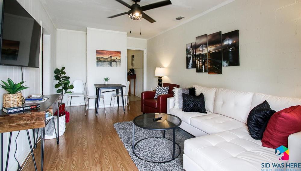 2Br Affordable Walkable Duplex Near Forsyth Park Free Parking * Savannah
