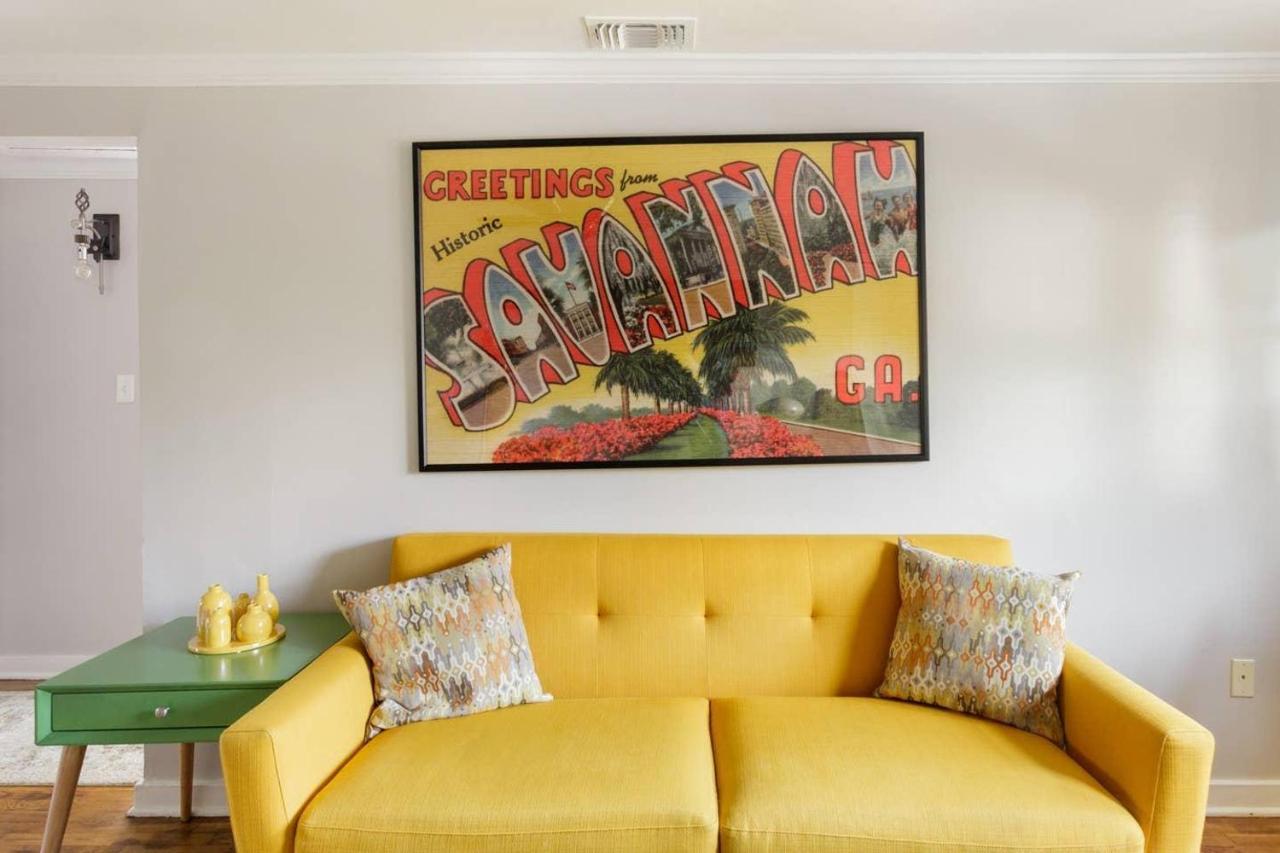 Vibrant, Colorful Building With Backyard Firepit And Games * Savannah